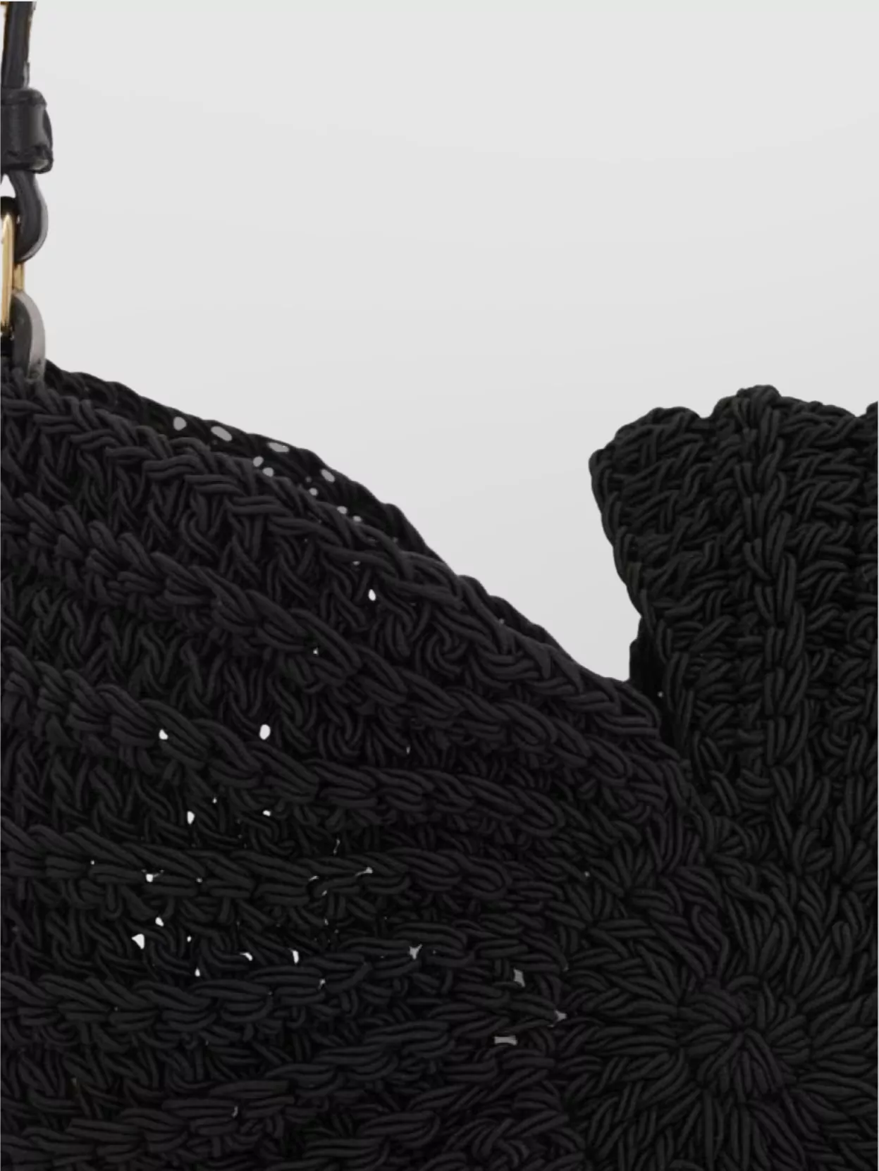Chloé Circular Shell Woven Shoulder Bag