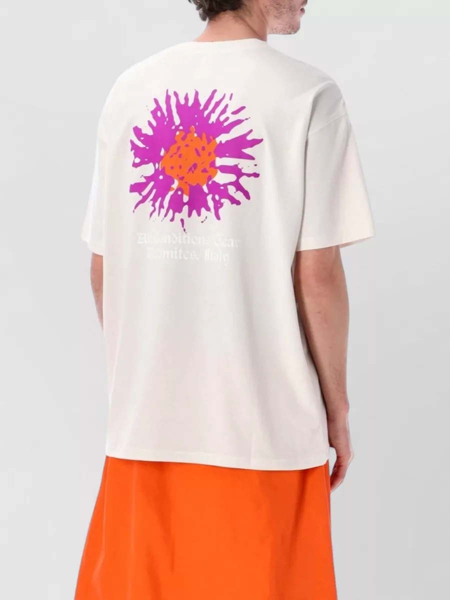 Nike Ribbed Crew Neck Floral Print T-Shirt