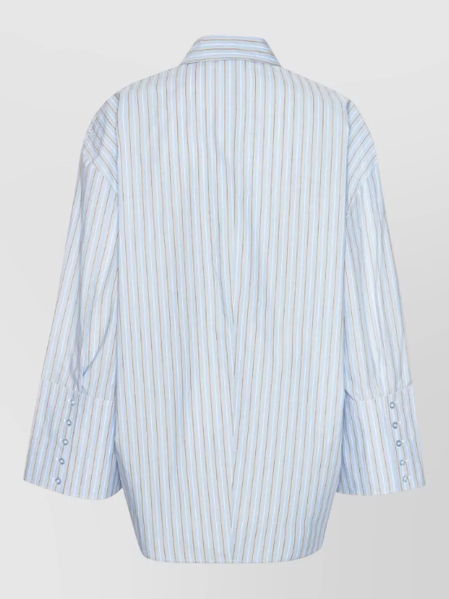Rotate Striped Cotton Shirt