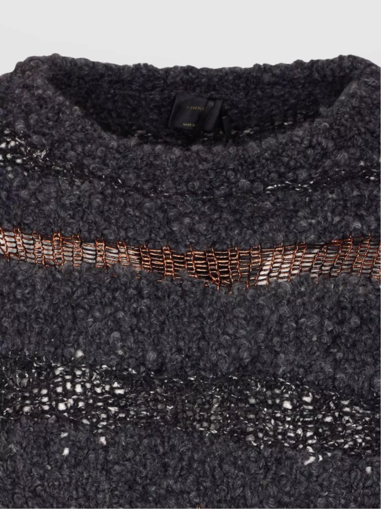 Pinko Crew Neck Knitted Long Sleeves Sweater