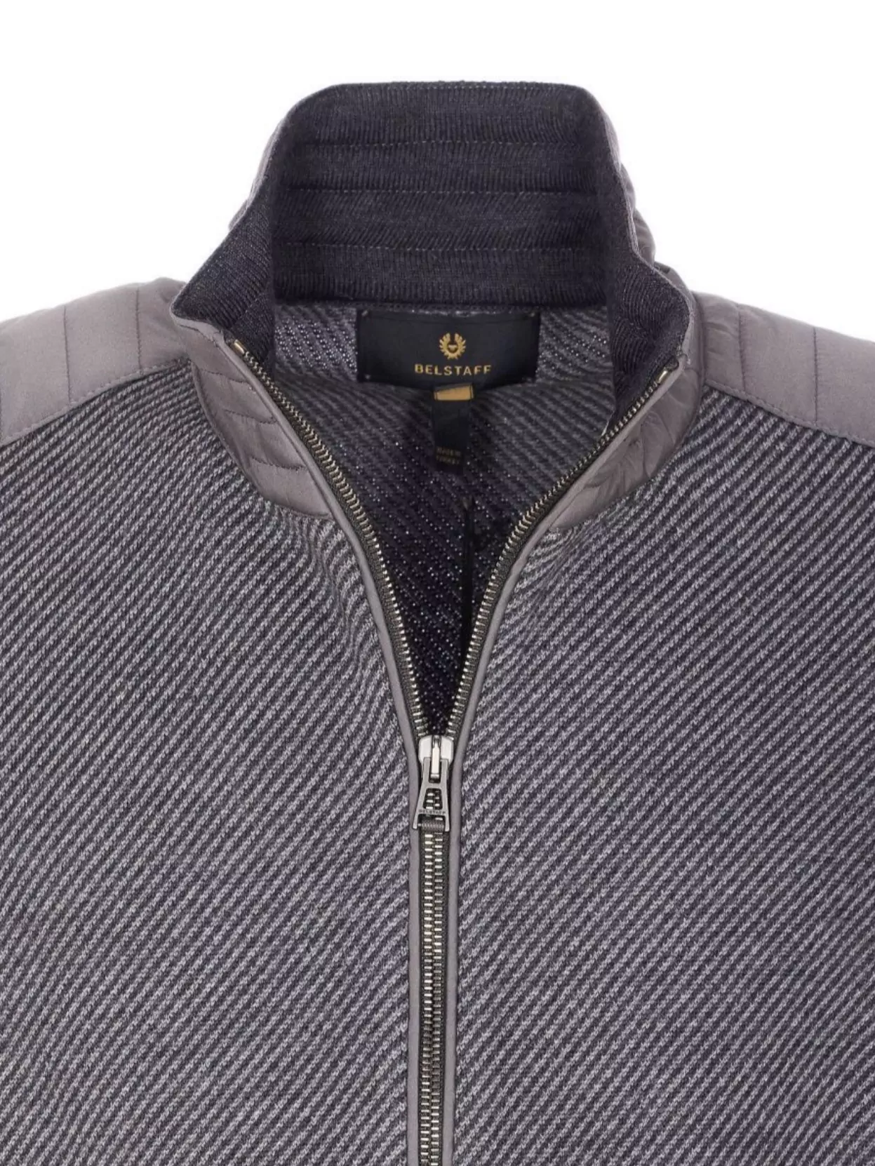 Belstaff High Neck Long Sleeve Knitwear Sweater In Multi
