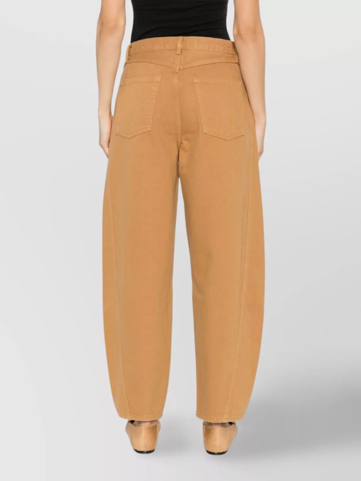 Frame Wide Leg Jeans With Belt Loops