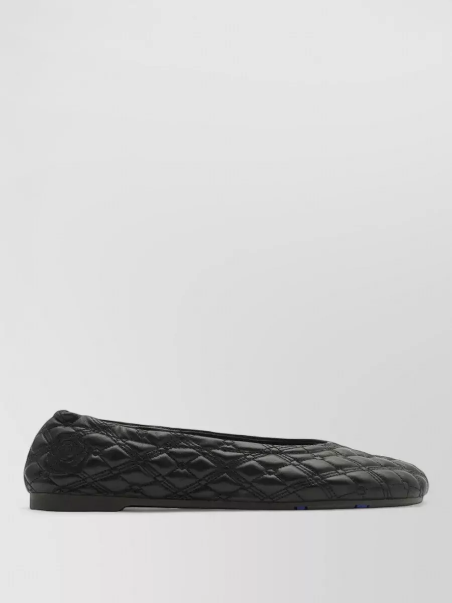 Burberry leather ballerina shoes