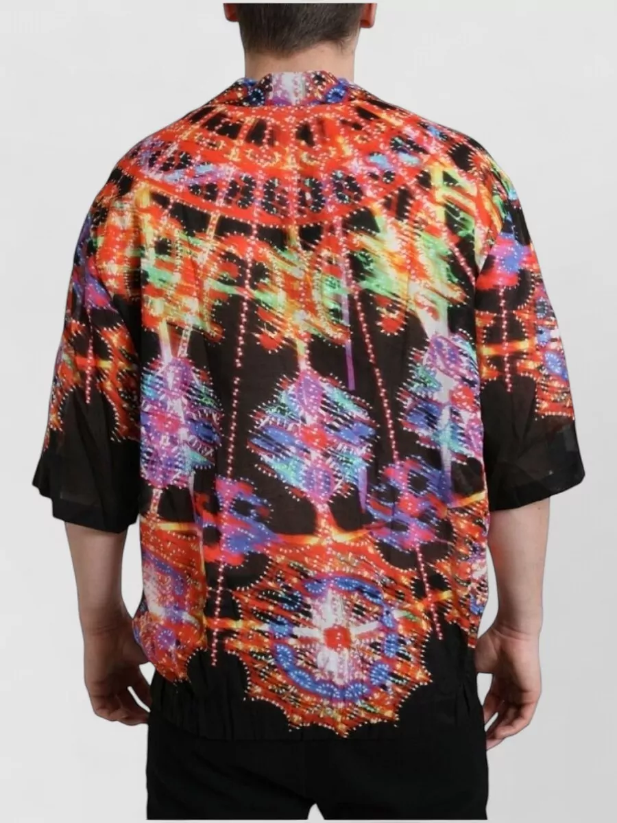 Dolce&Gabbana Printed V-Neck T-Shirt
