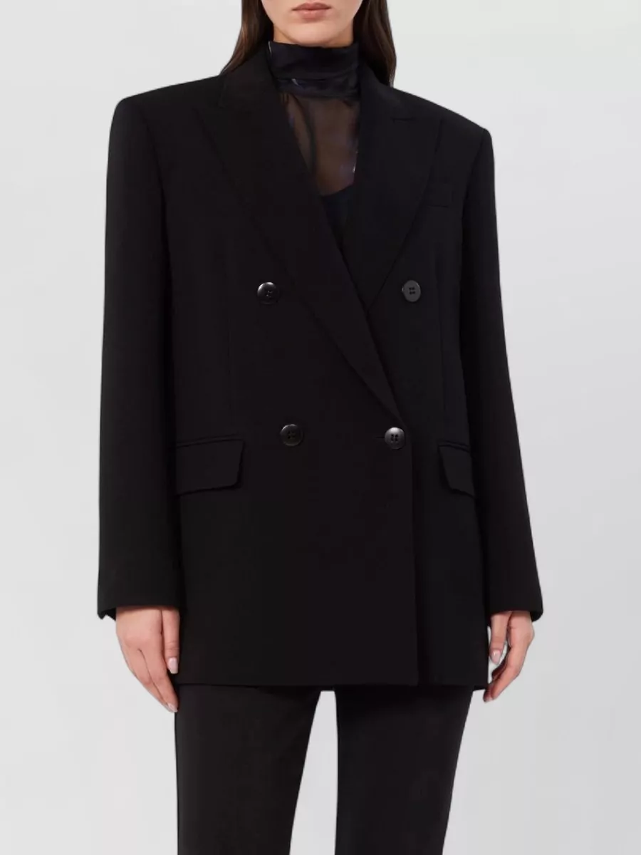 S Max Mara Double-Breasted Suit Jacket