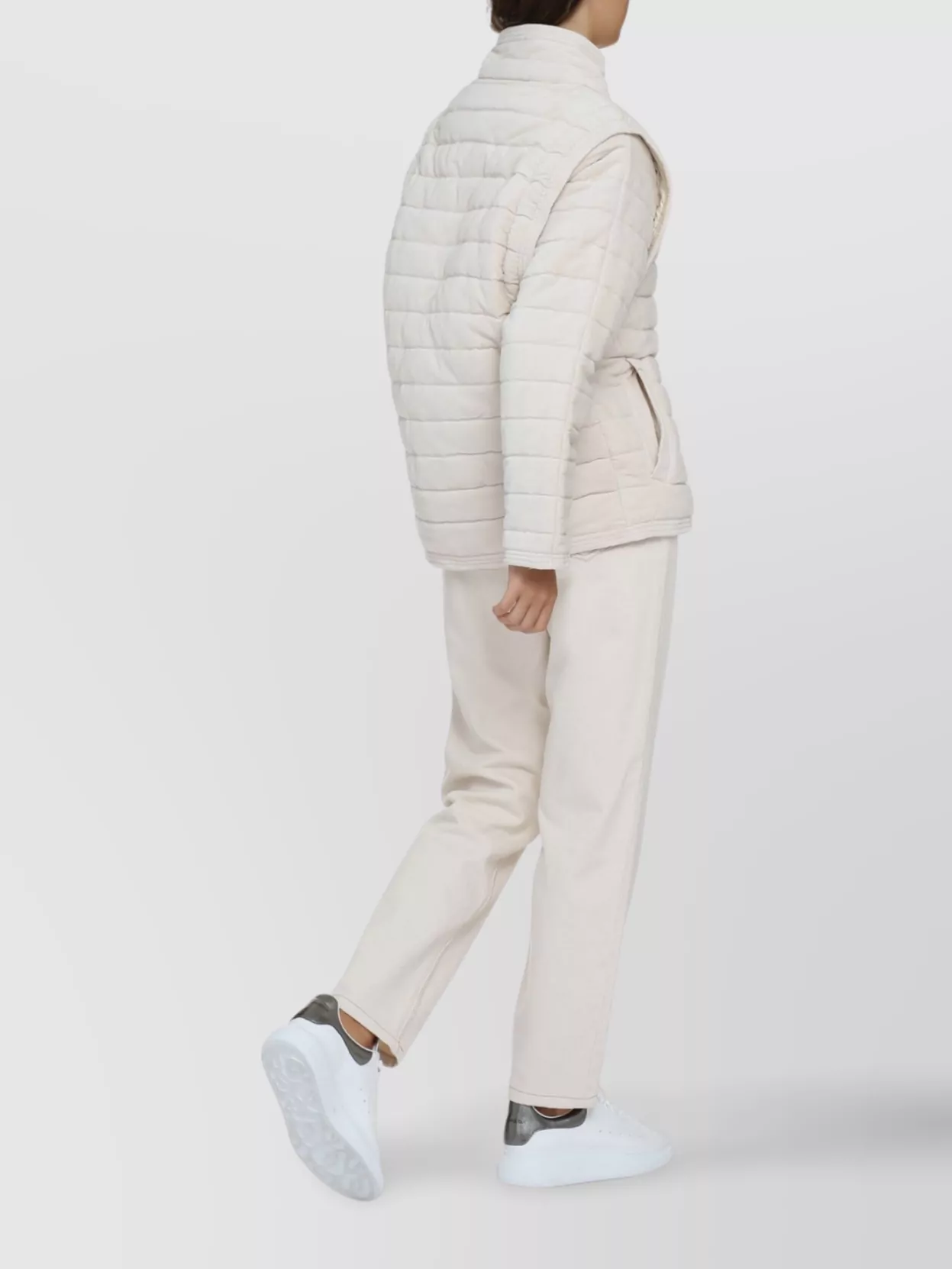 Isabel Marant Étoile Areta High Collar Quilted Jacket
