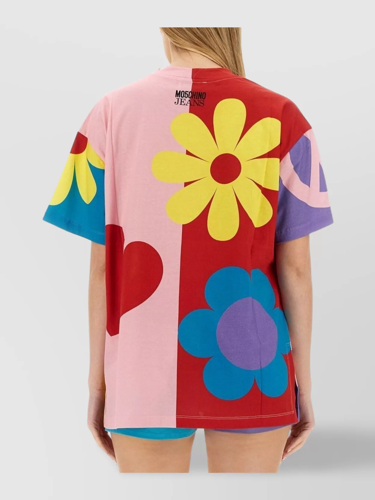 Tシャツ・カットソー Moschino Jeans Jersey T-Shirt Symbols Logo jersey T-shirt Moschino Jeans | Moschino