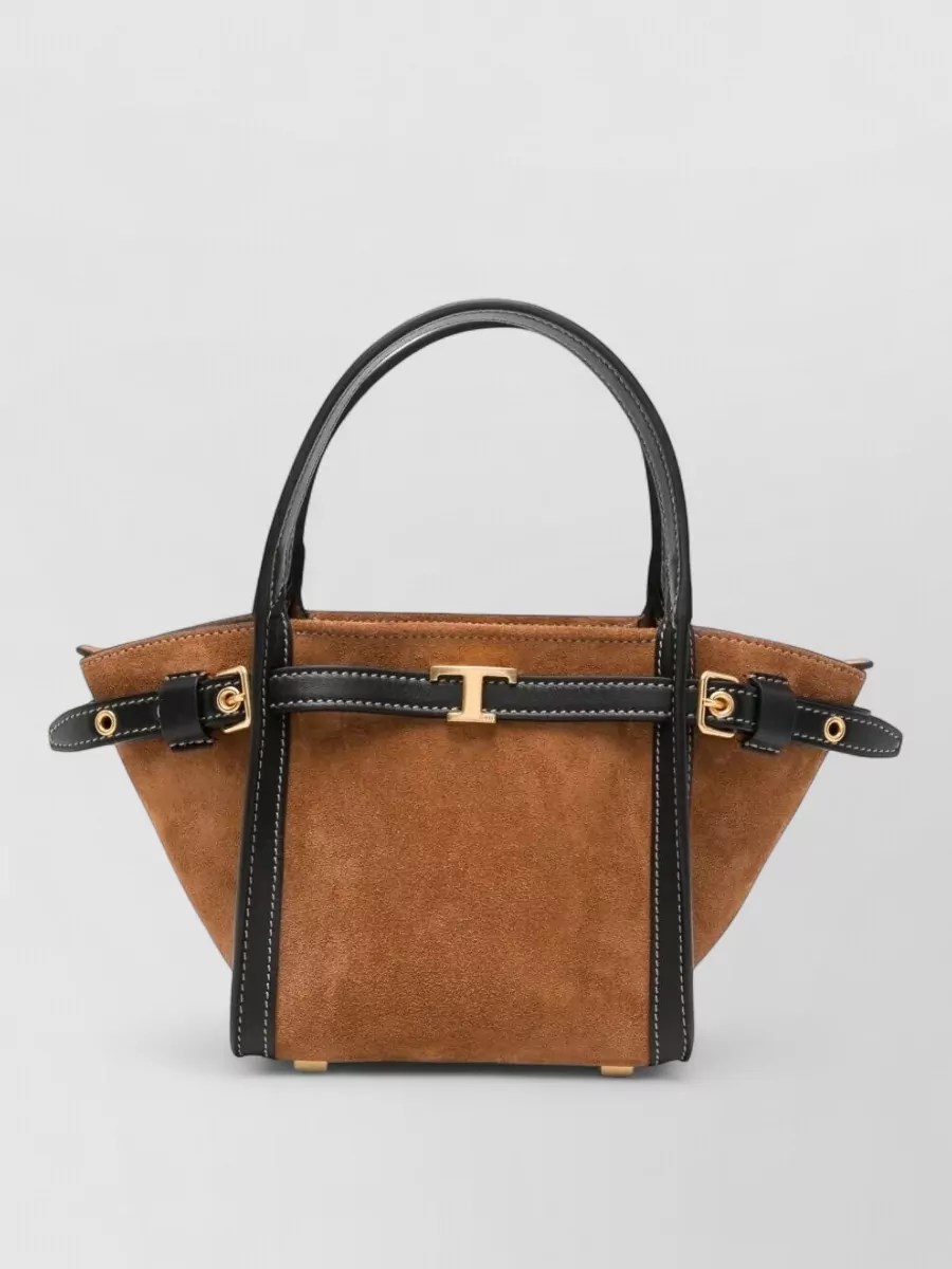 Tod's suede leather mini bag