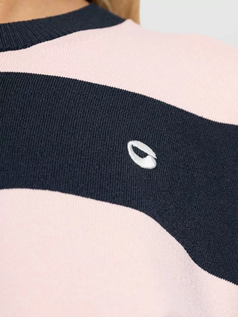 Coperni Striped Logo-Print Long-Sleeve Sweatshirt