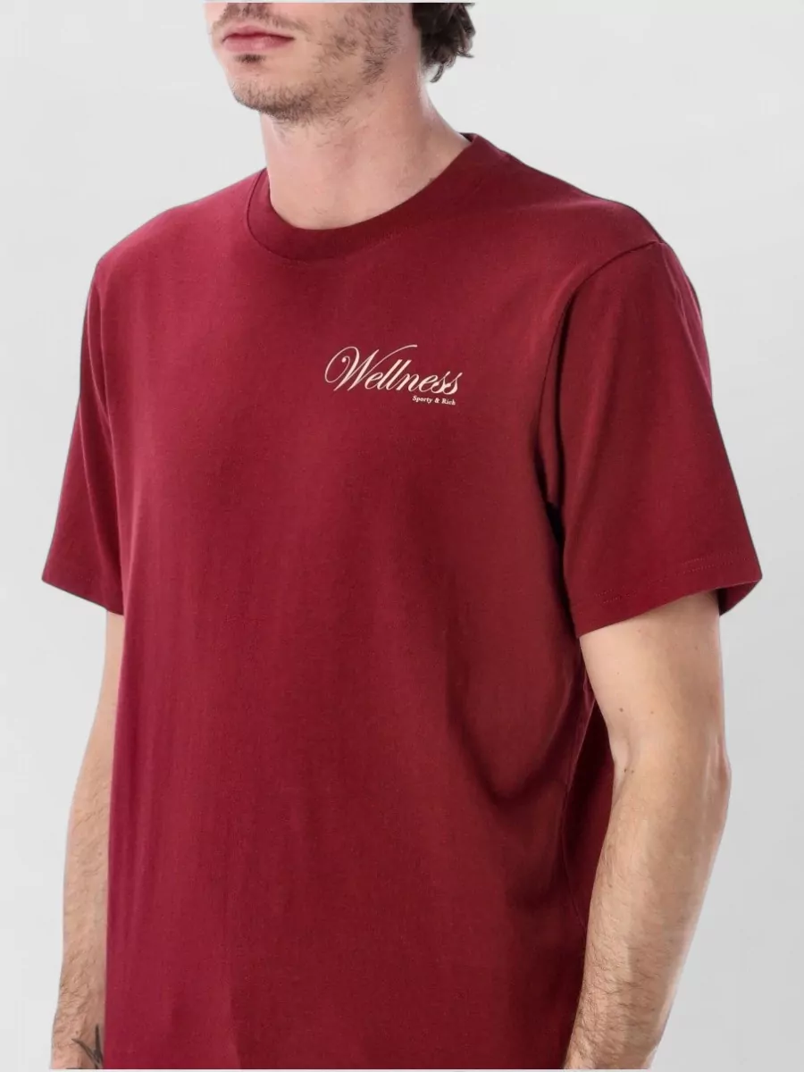 Sporty & Rich Soho Crew Neck Graphic Print T-Shirt