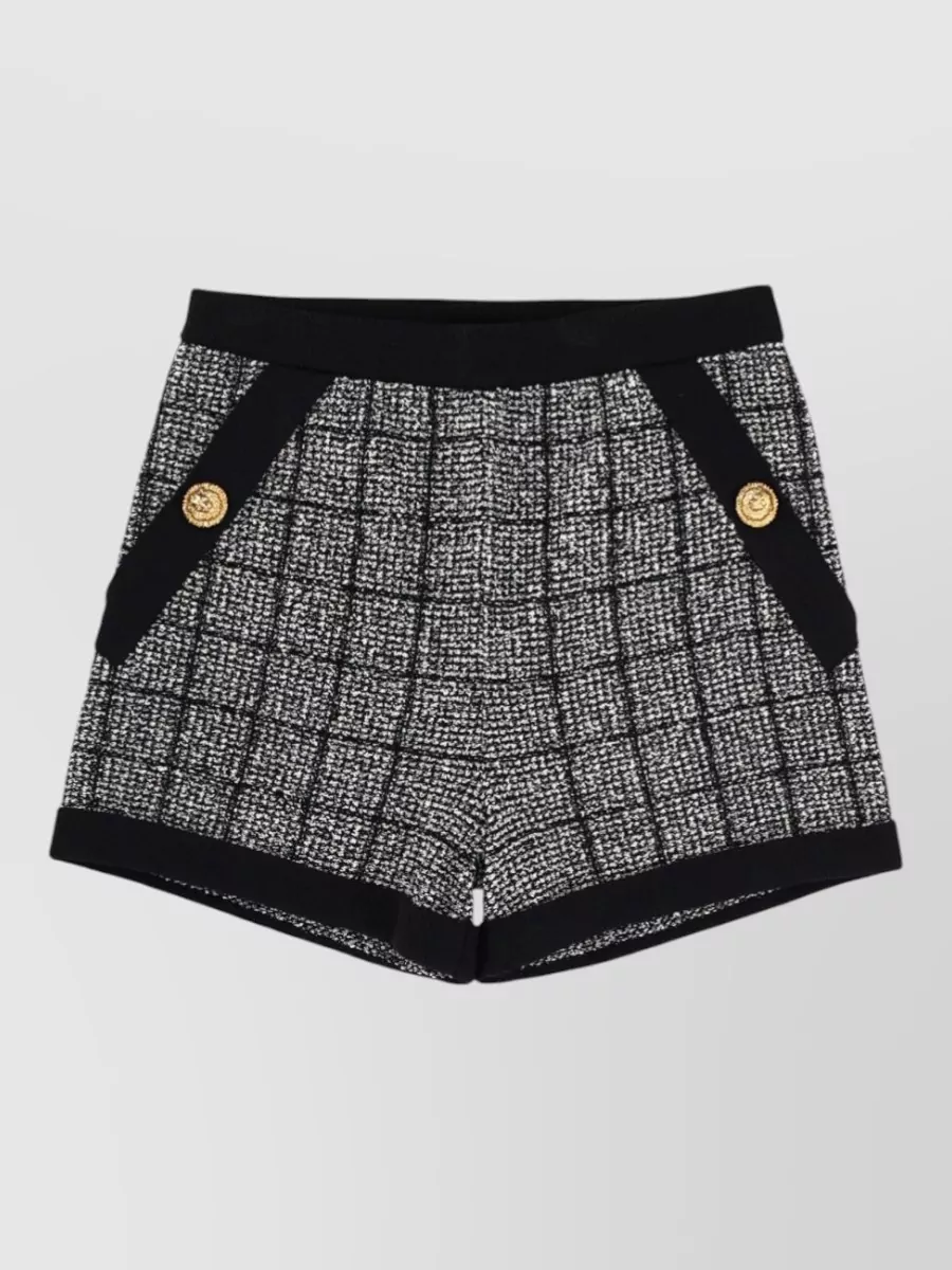 Balmain tweed tailored shorts
