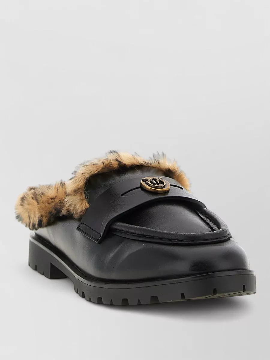 Pinko leather mules