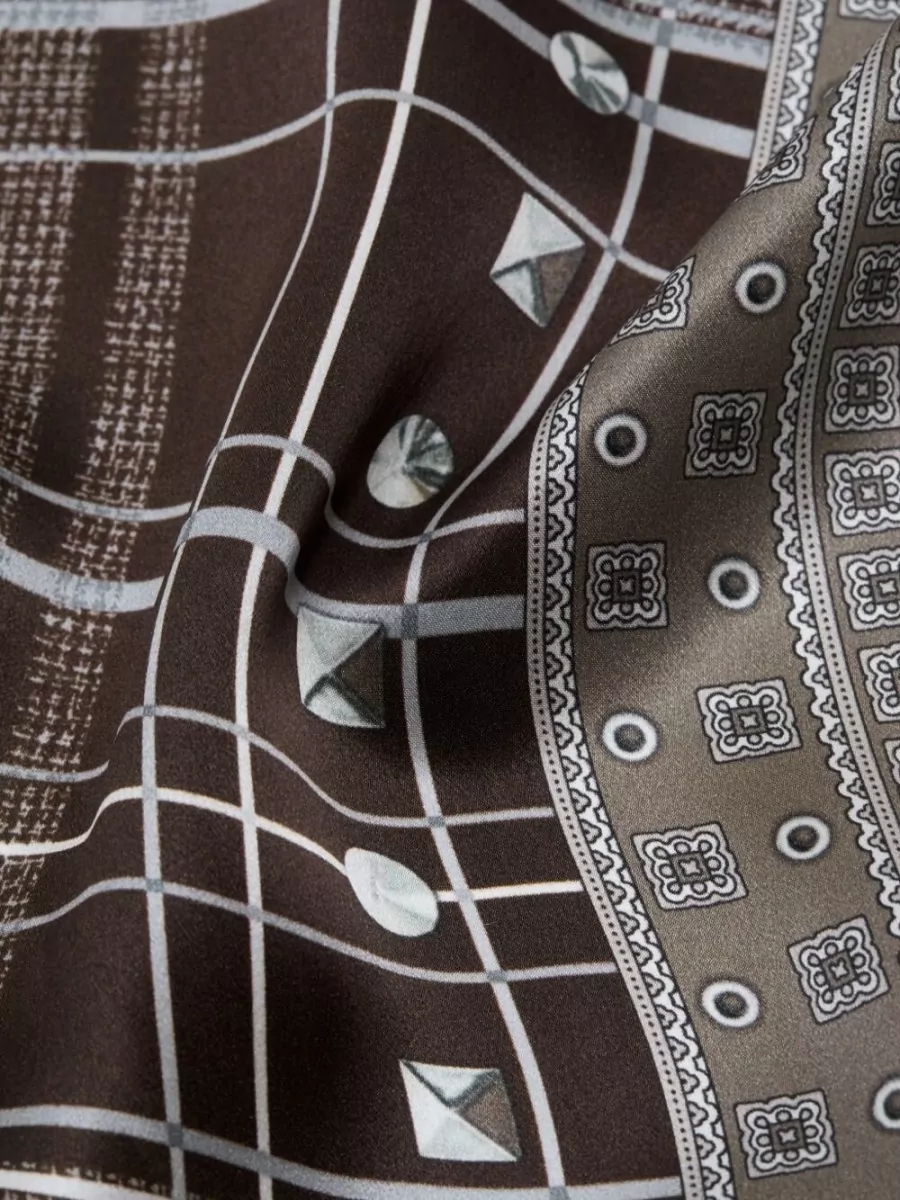 Acne Studios Silk Printed Foulard