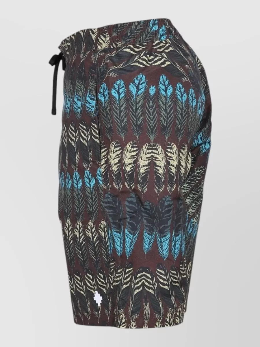 Marcelo Burlon County Of Milan Logo-Print Swim Shorts