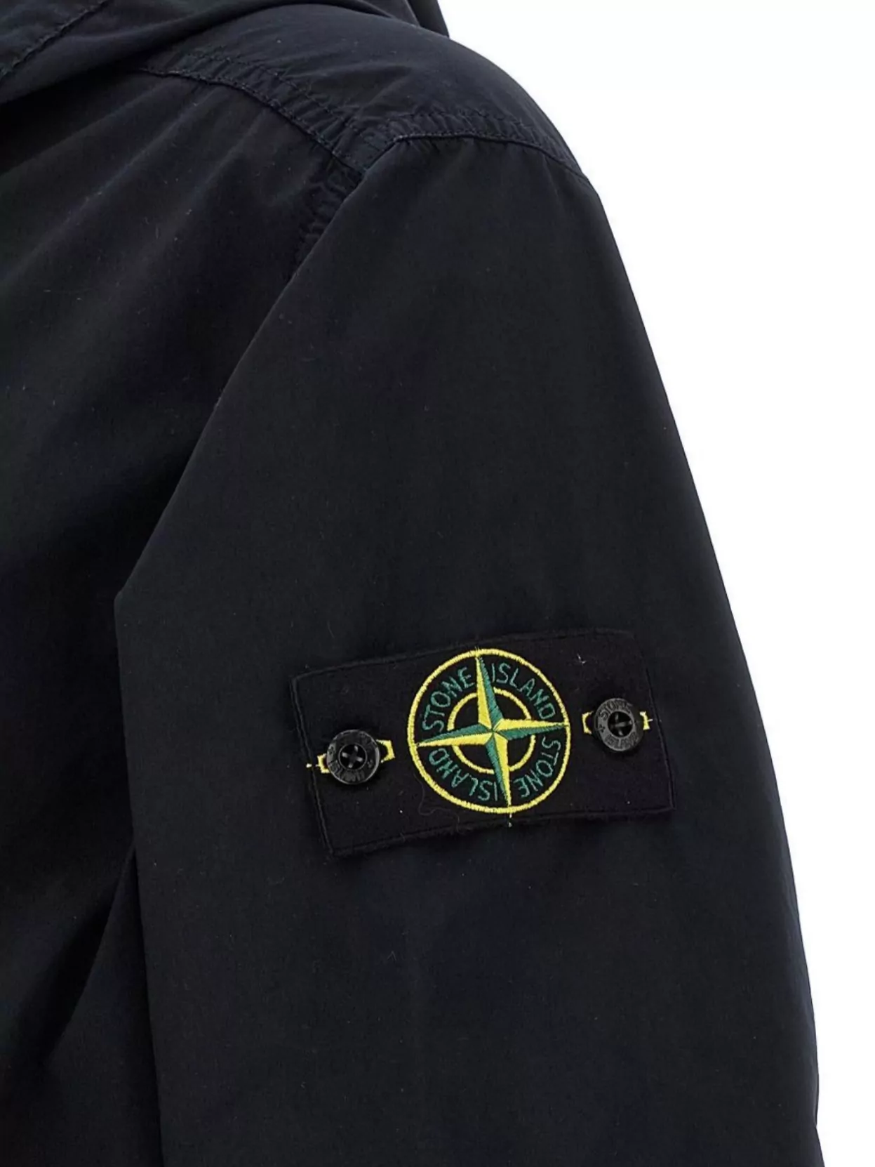 Stone Island Light Compact Touch Poly-tc Casual Jackets And Parka Blue