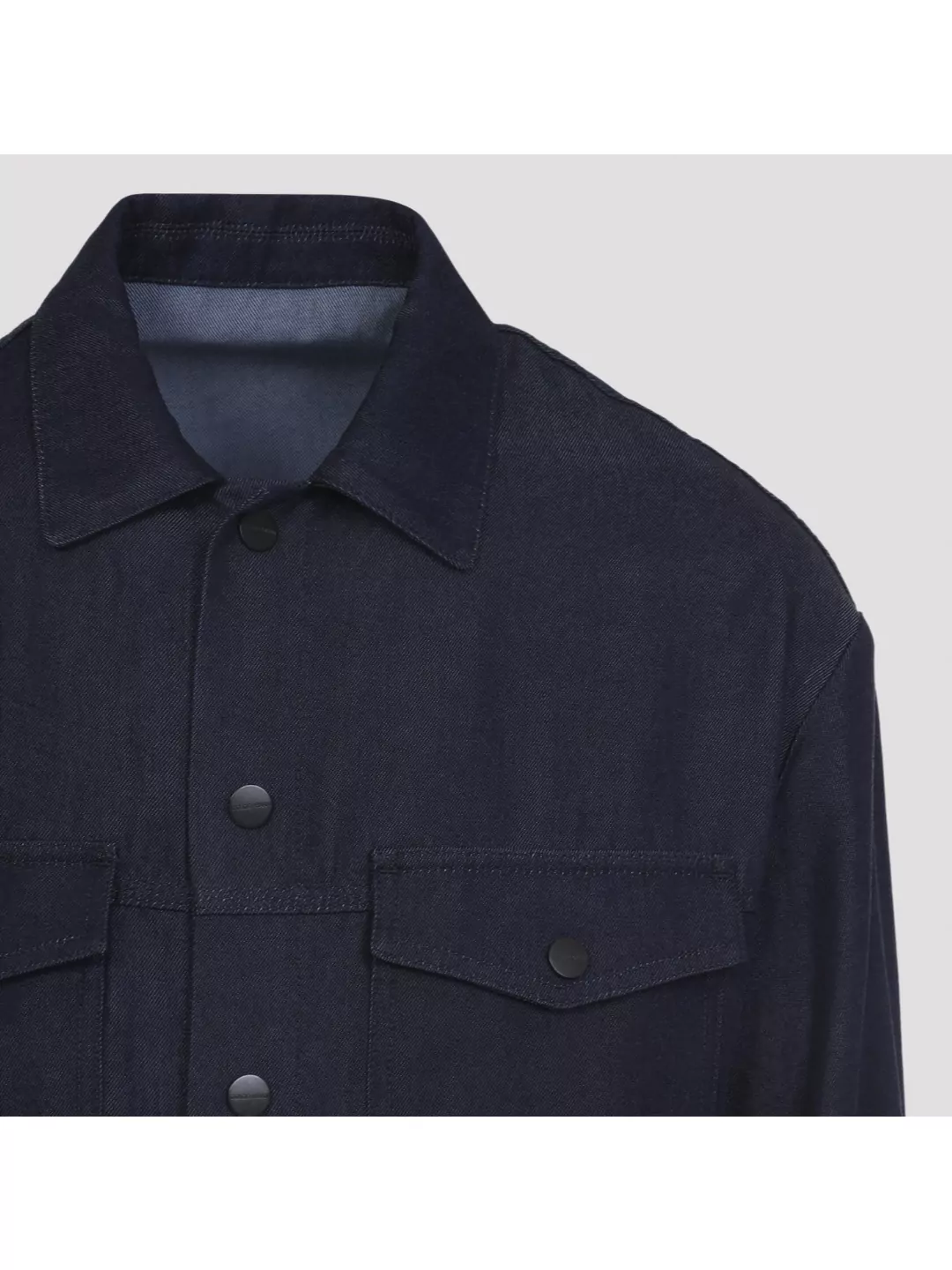 Giorgio Armani Collared Long Sleeve Jacket With Chest Pockets