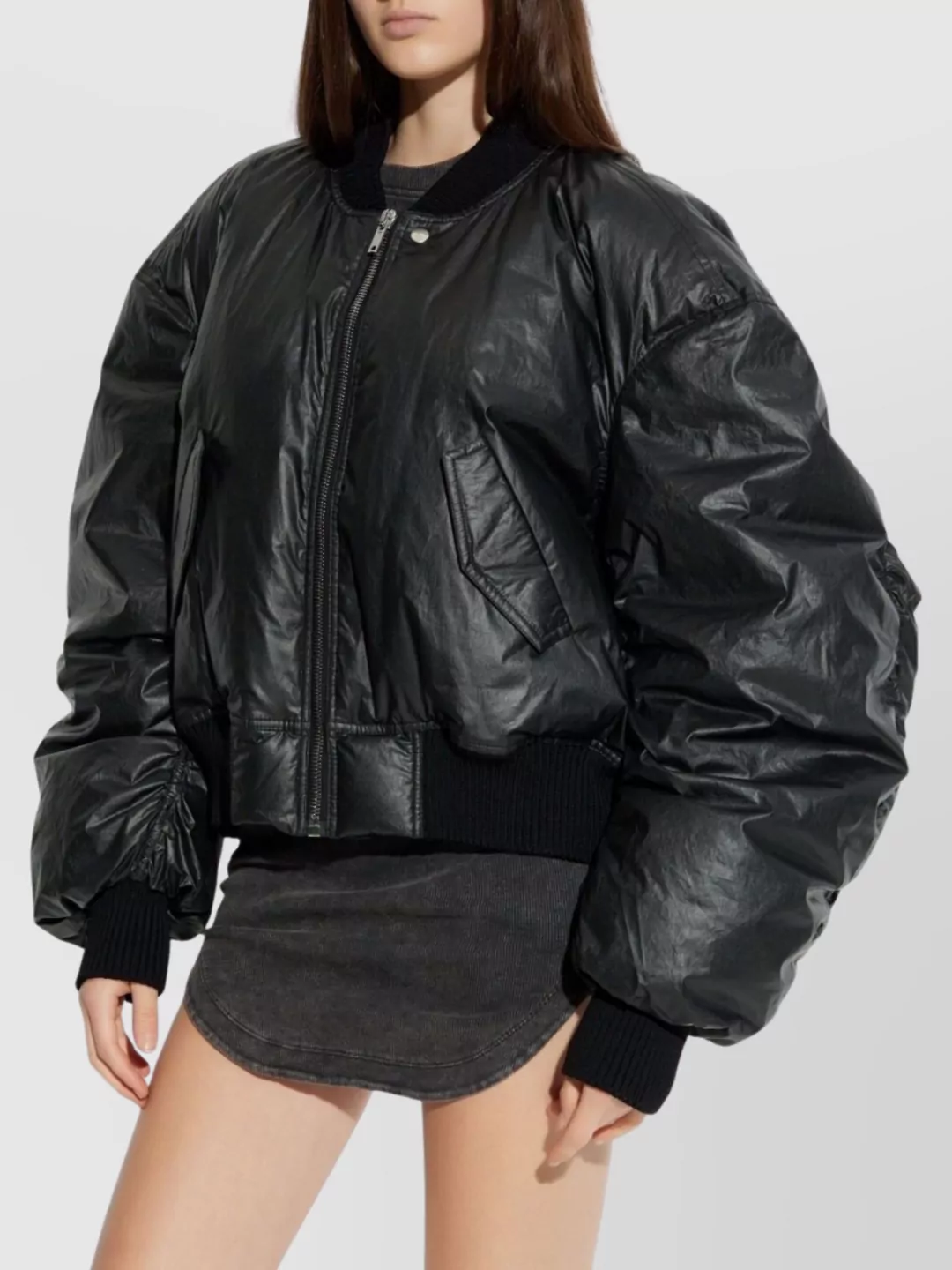 Rick Owens Insulated Quilted Jacket Side Pockets