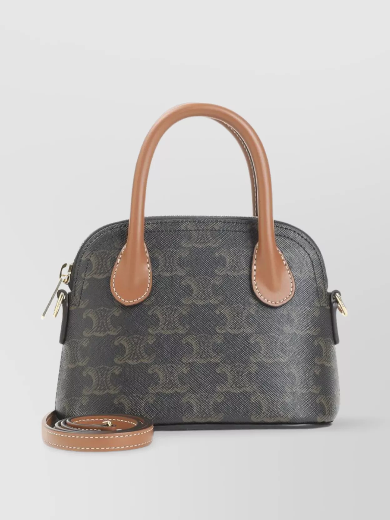 Celine Mini Top Handle Shoulder Bag With Detachable Strap