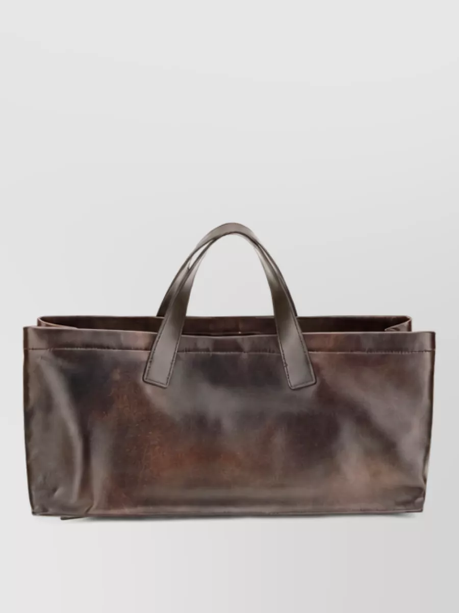 Staud na lamb leather tote bag