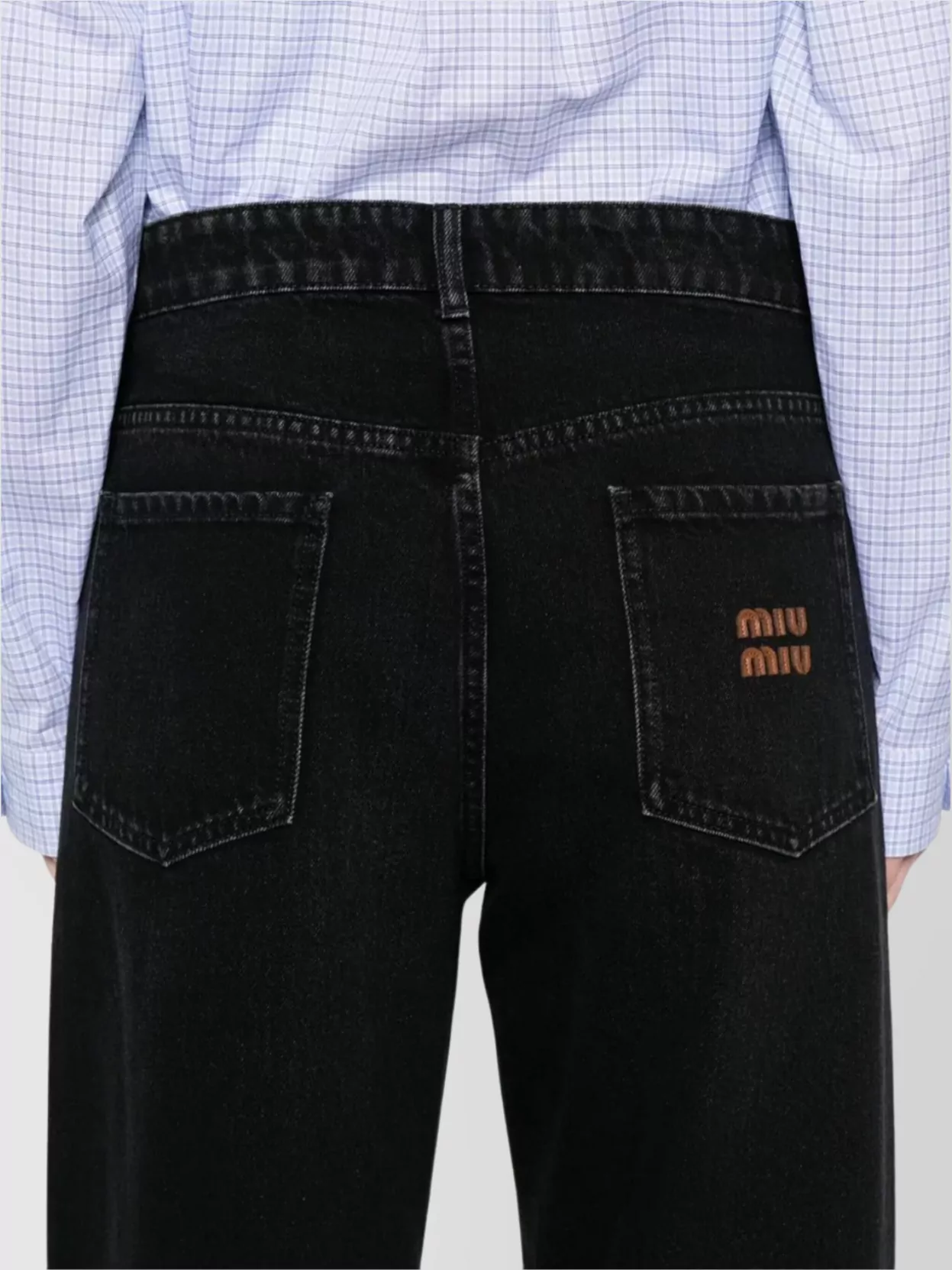 Miu Miu Trousers With Belt Loops And Pockets