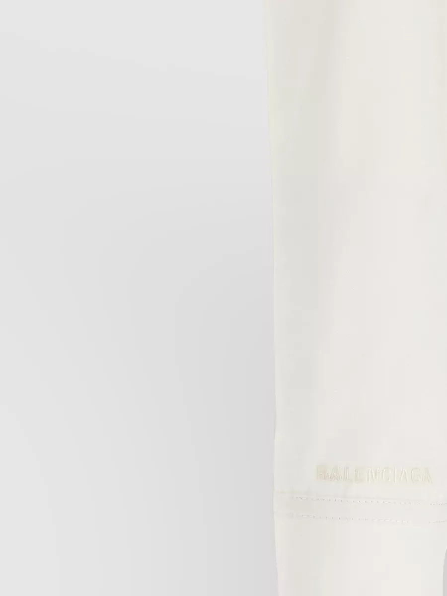 Balenciaga Silk Cropped Shirt