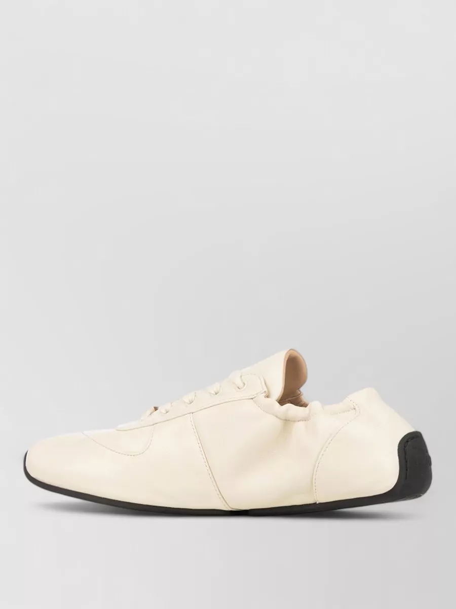 Christian Dior Leather Lace-Up Sneakers