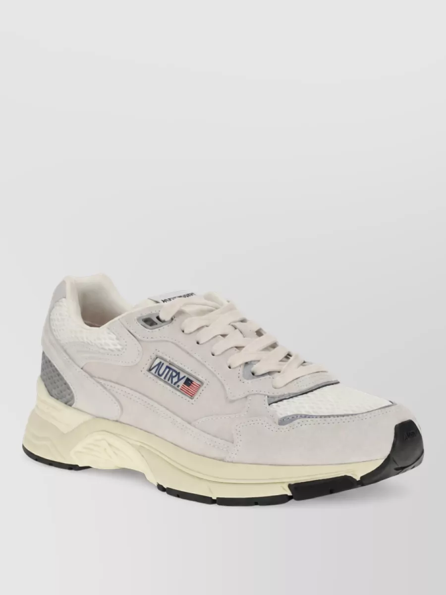Autry suede mesh low-top sneakers
