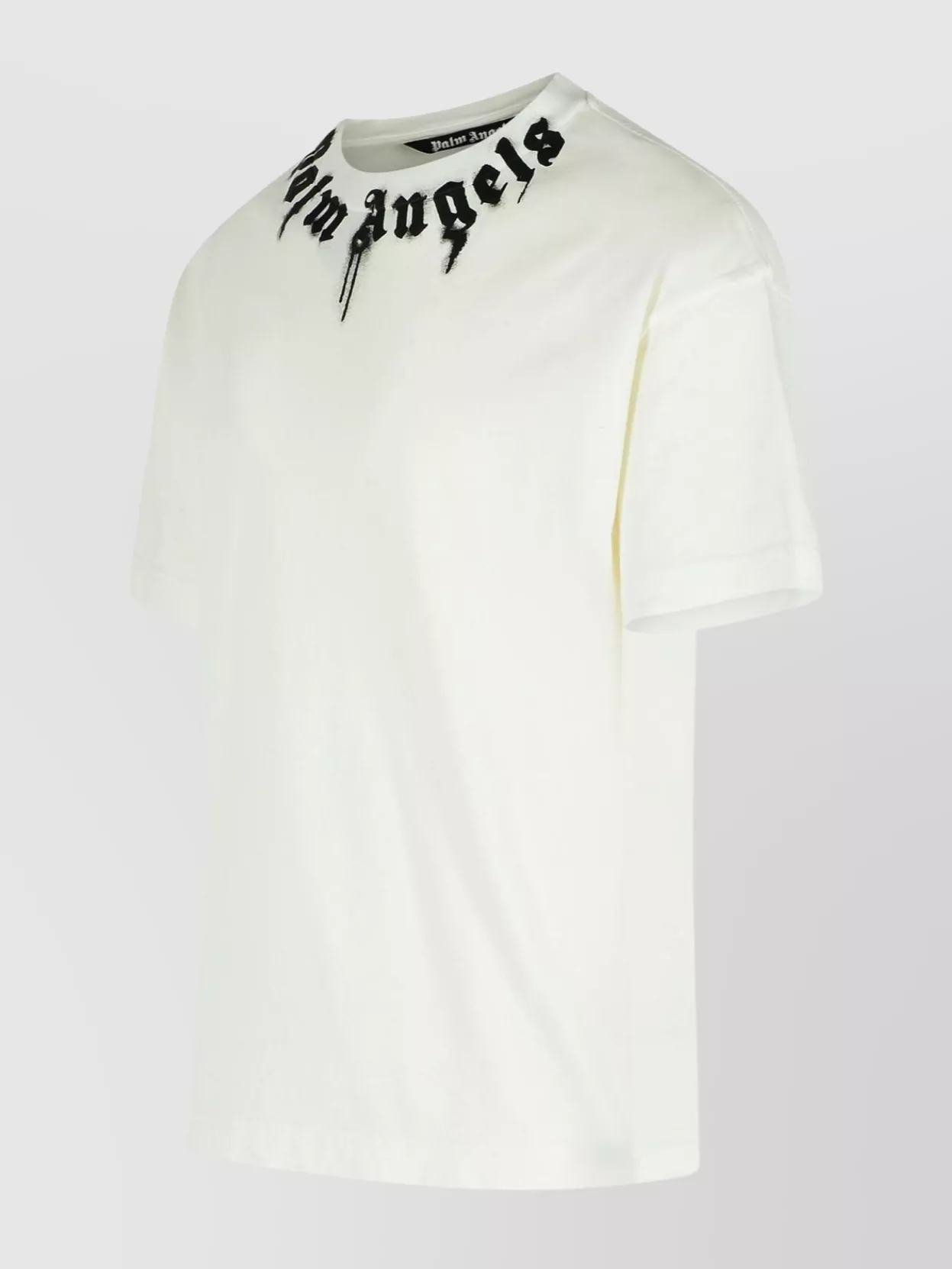 Palm Angels Crew Neck Embroidered Short Sleeves T-Shirt