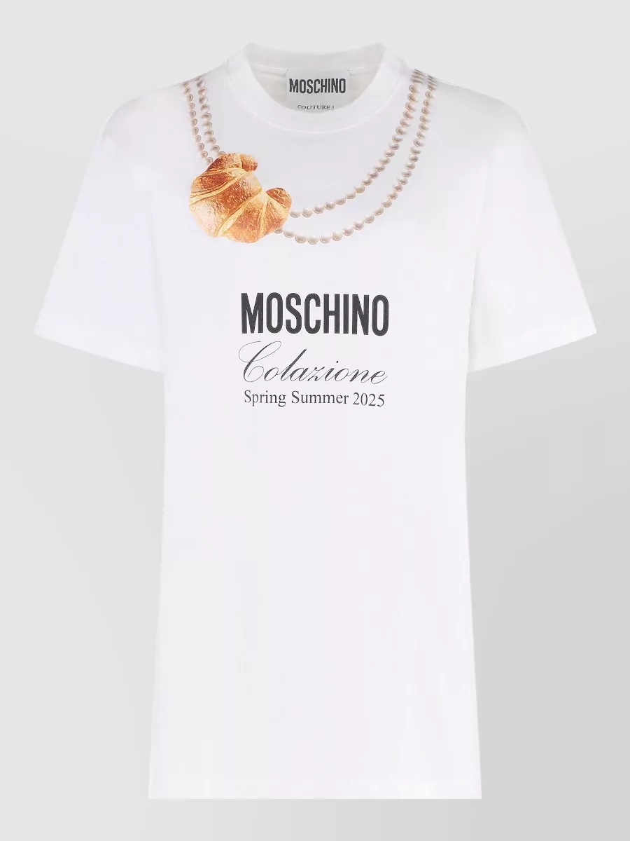 Moschino cotton printed t-shirt