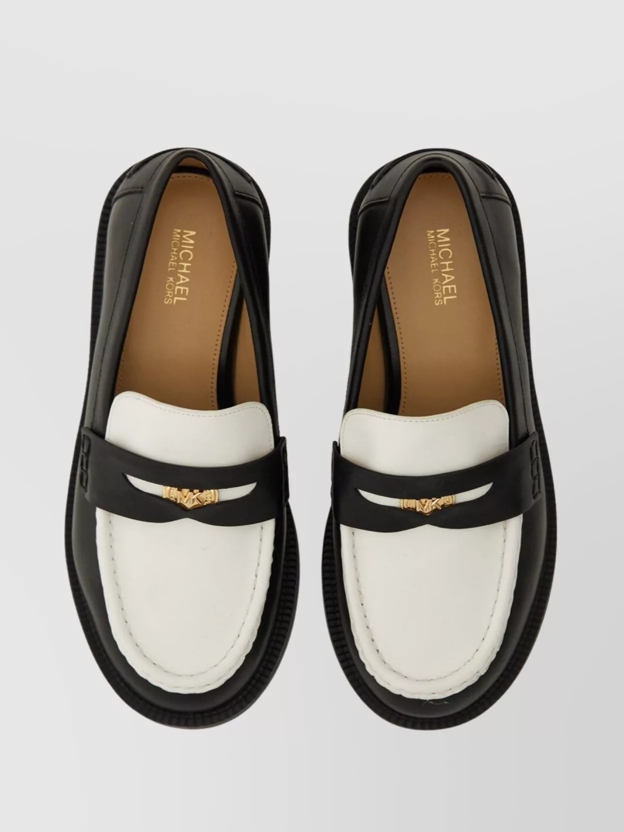 Shop Michael Kors Block Heel Coin Loafer