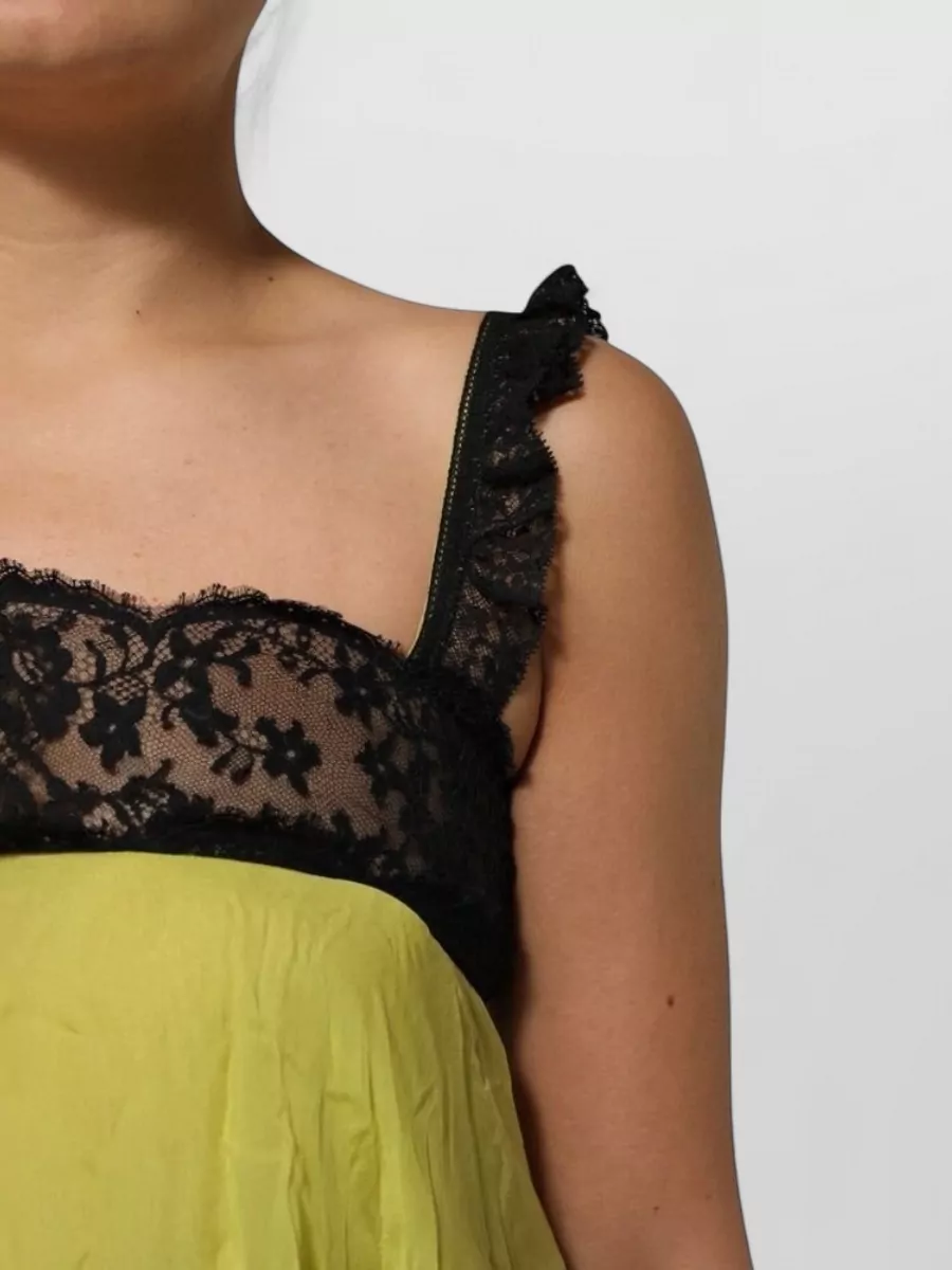 Dolce&Gabbana Silk Babydoll Beach Cover Up