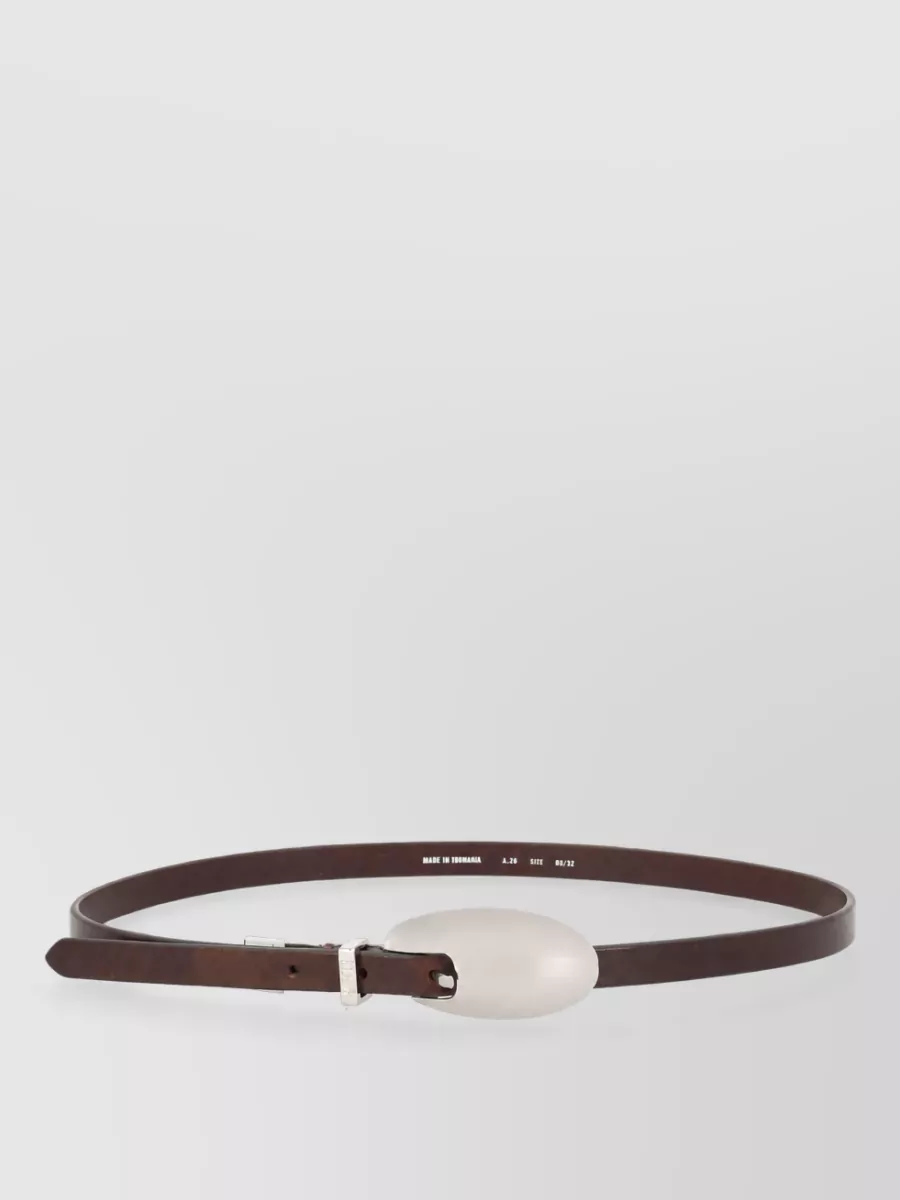 Diesel leather logo belt