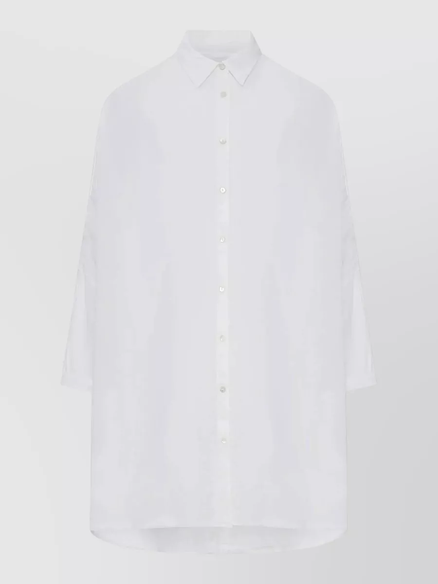 120% Lino Linen short-sleeve shirt