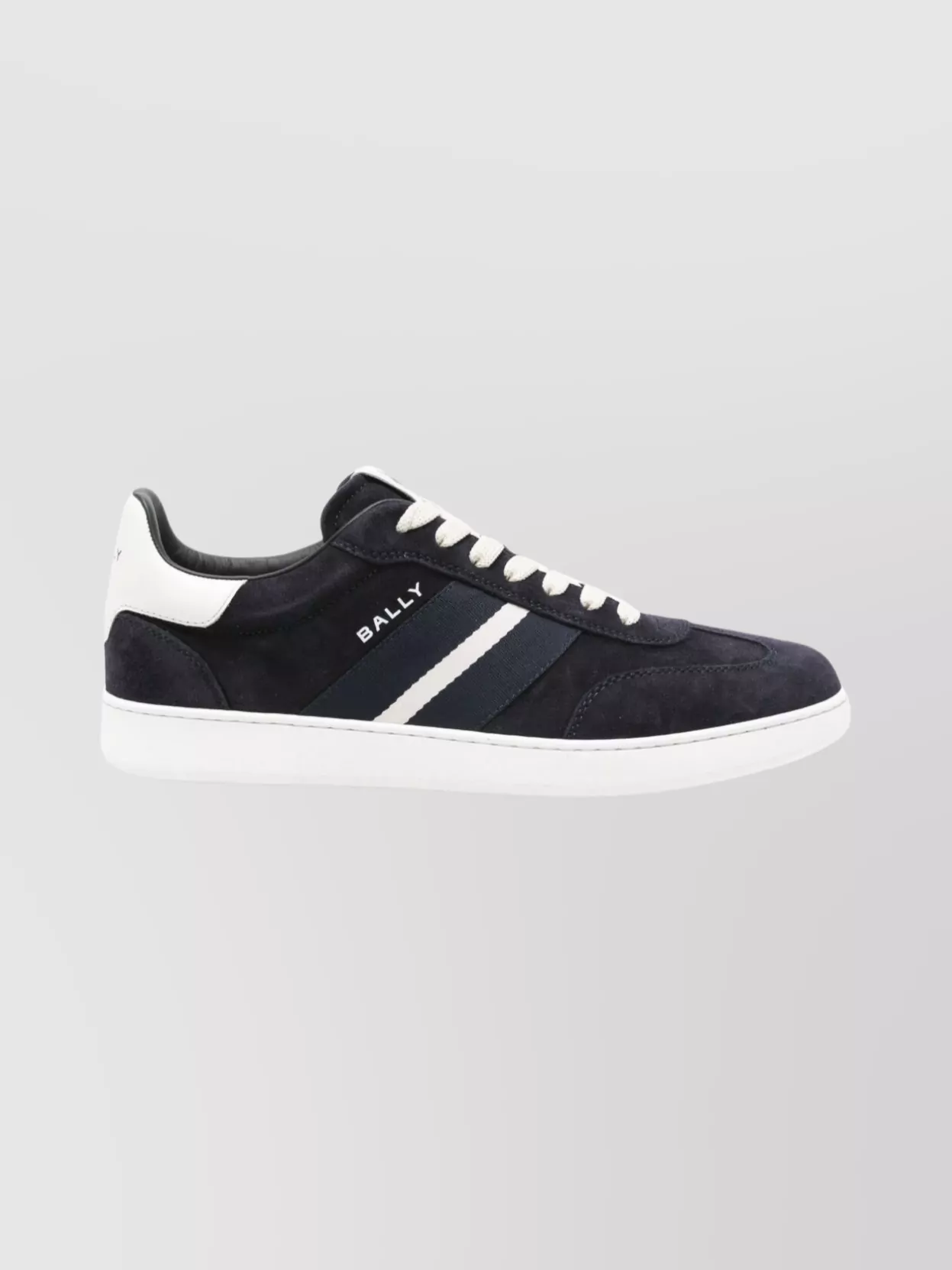 Bally Casual Round Toe Low Sneakers With Stripe