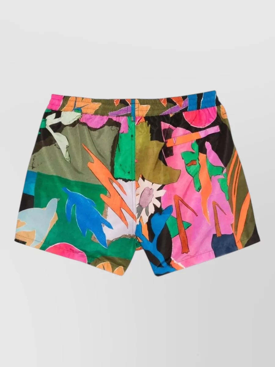Paul Smith Floral-Print Swim Shorts