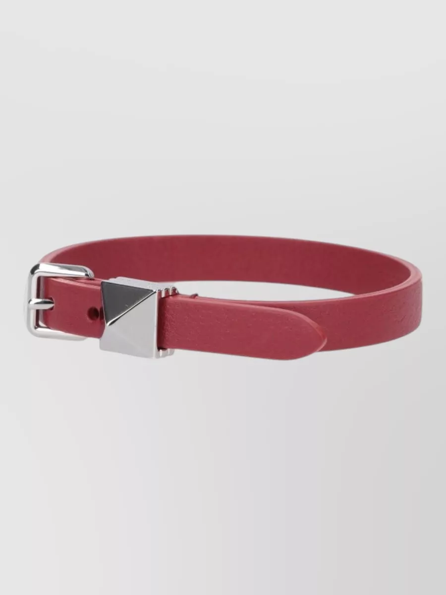 Valentino Garavani Leather Rockstud Bracelet