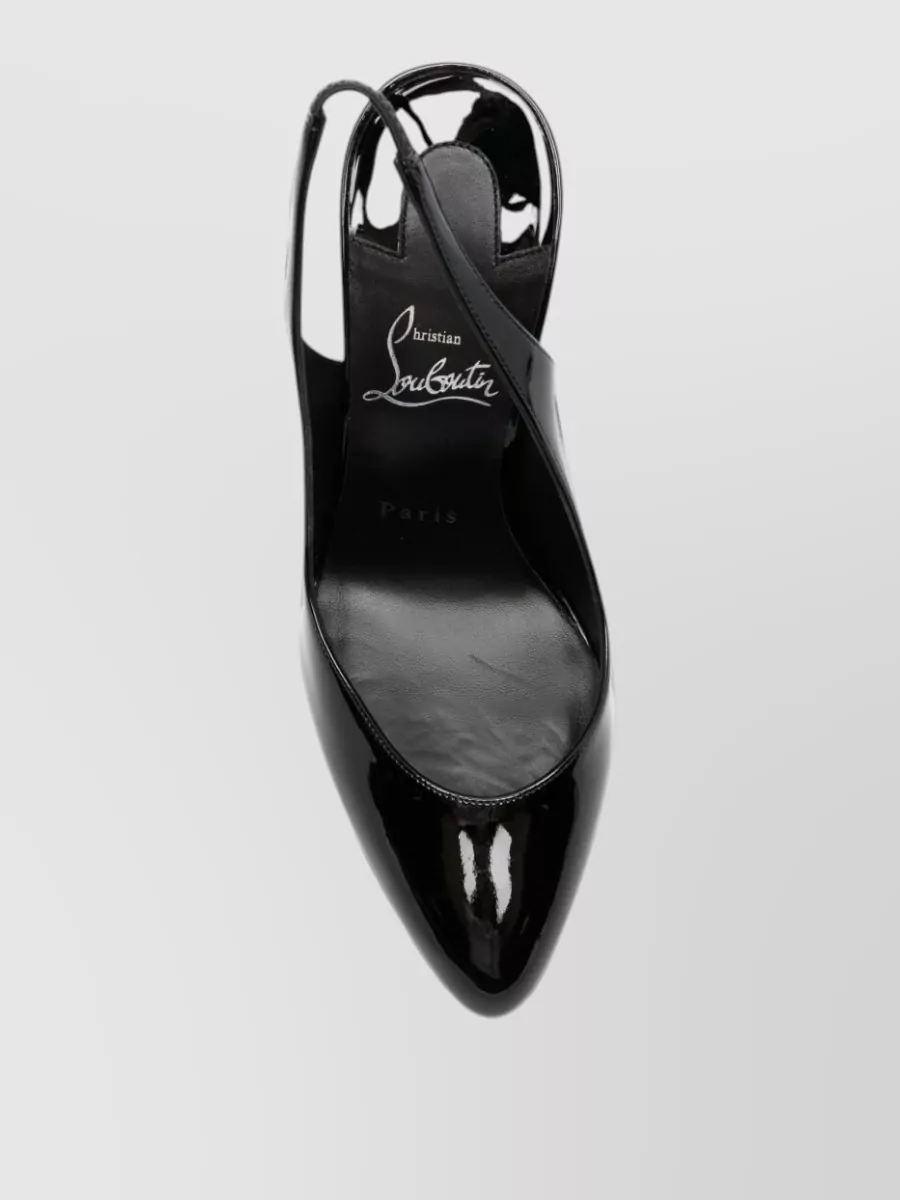 Christian Louboutin Patent Leather Slingback Pumps