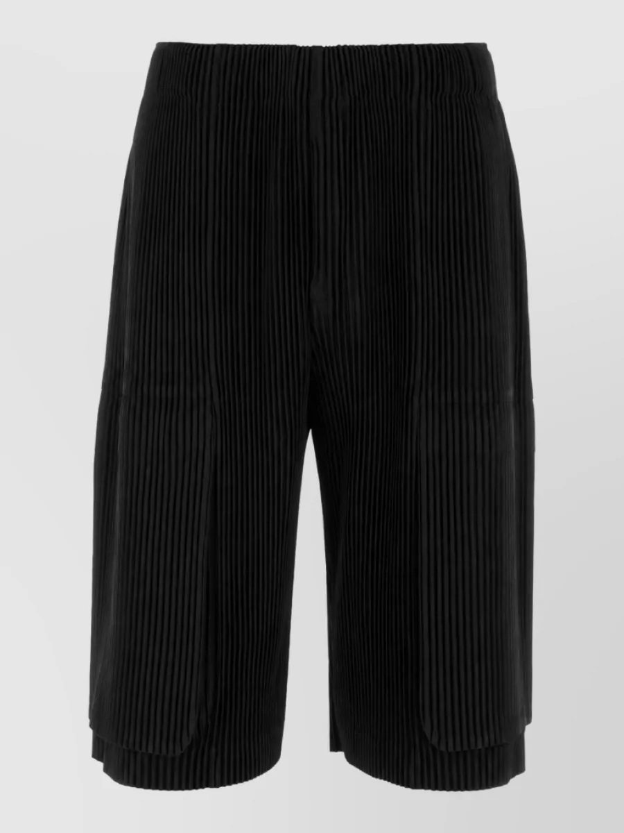 Homme Plisse Issey Miyake Polyester cargo shorts