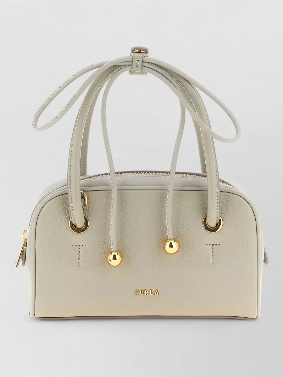 Furla Poppy small leather shoulder bag