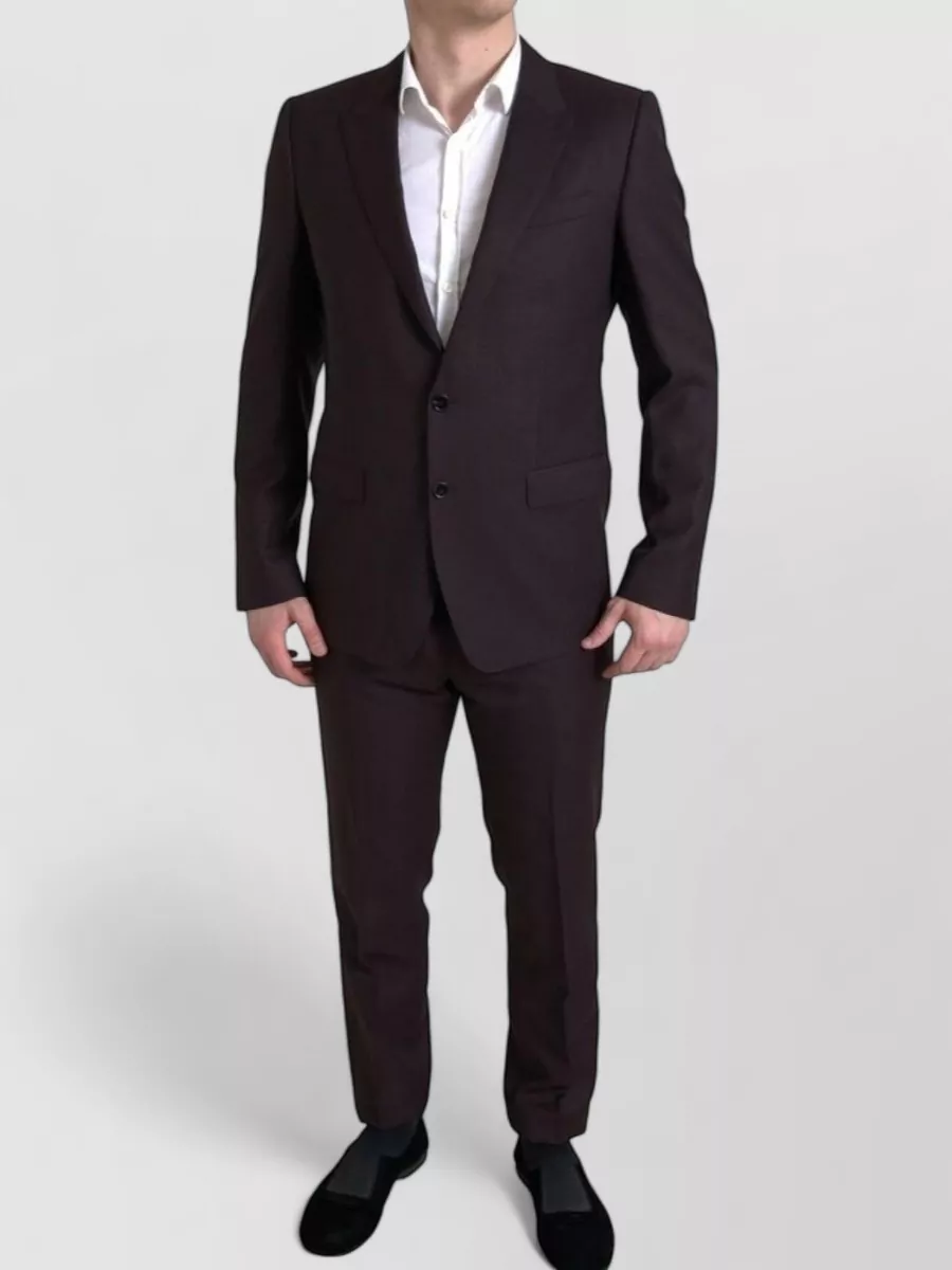 Dolce&Gabbana silk blend single-breasted suit jacket
