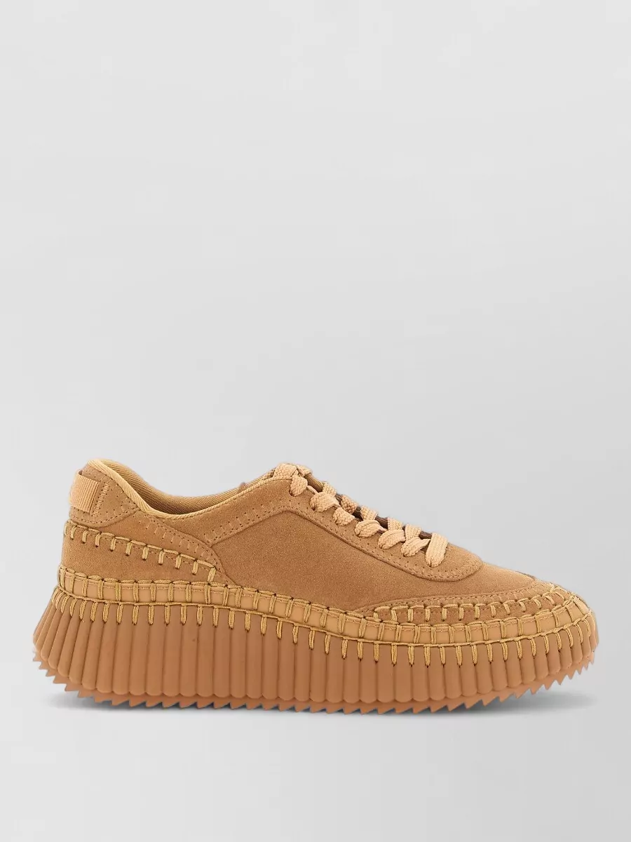 Chloé nama wedge sneakers