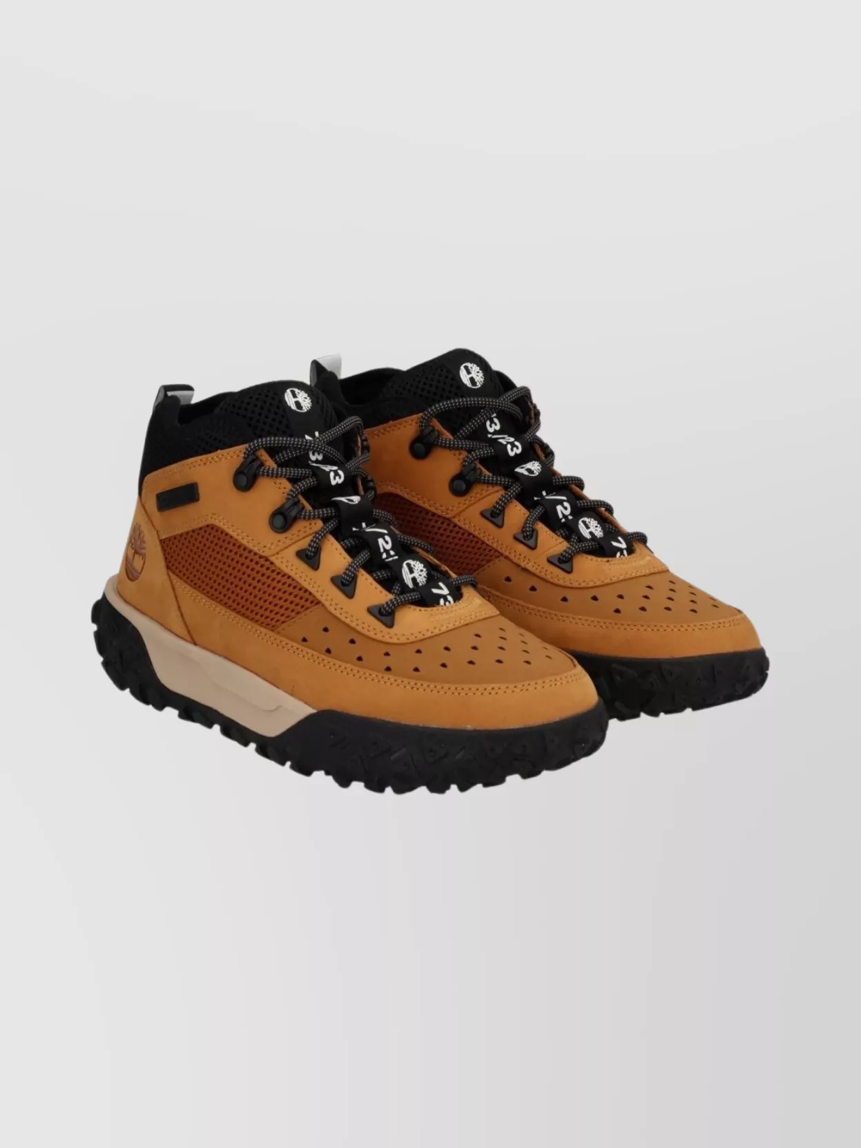 Timberland Modern Sneakers With Mesh And Contrast Sole