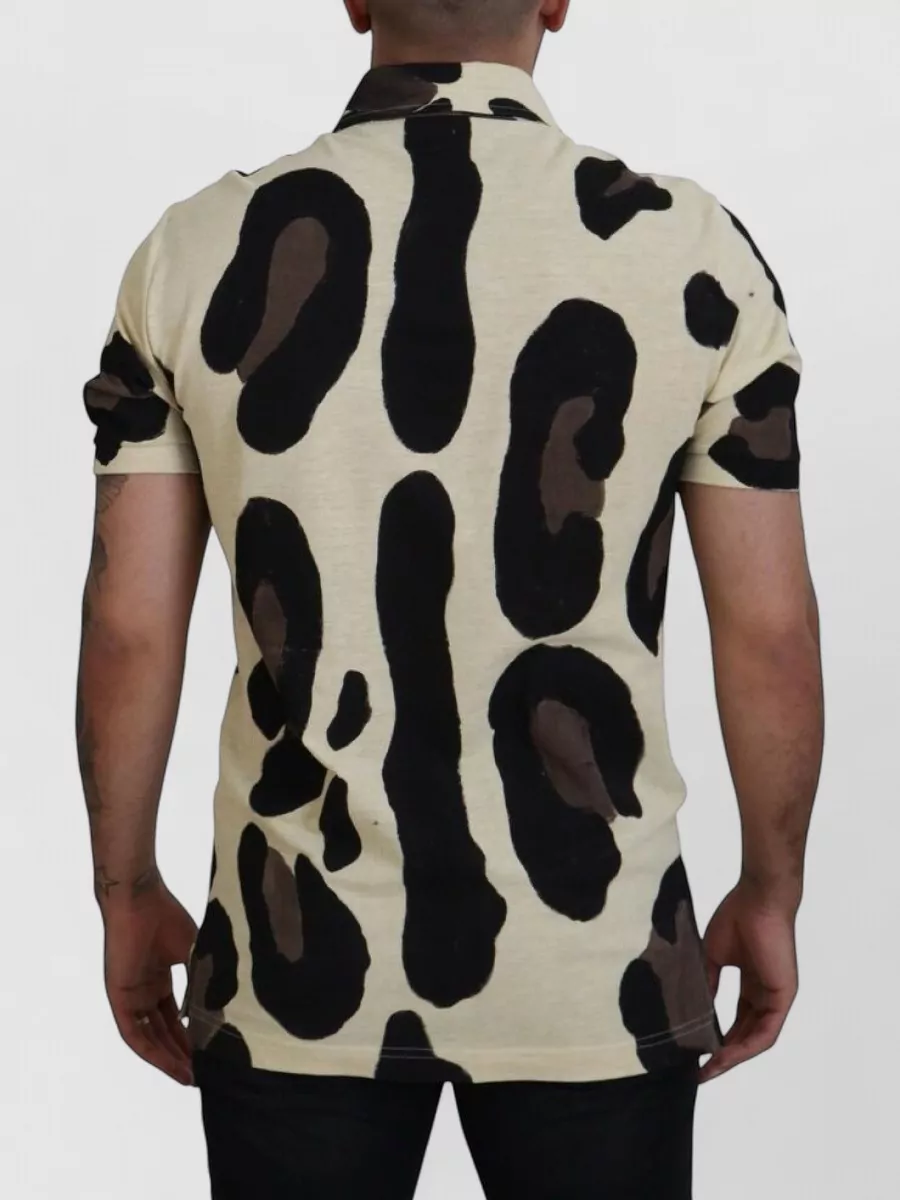 Dolce&Gabbana Cotton Short-Sleeve Polo Shirt