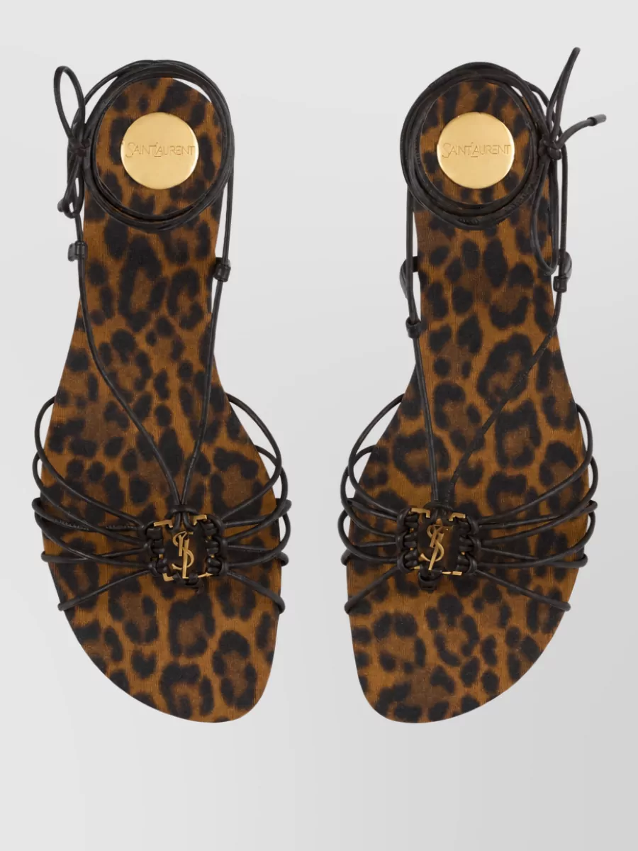 Saint Laurent Leather Sandals