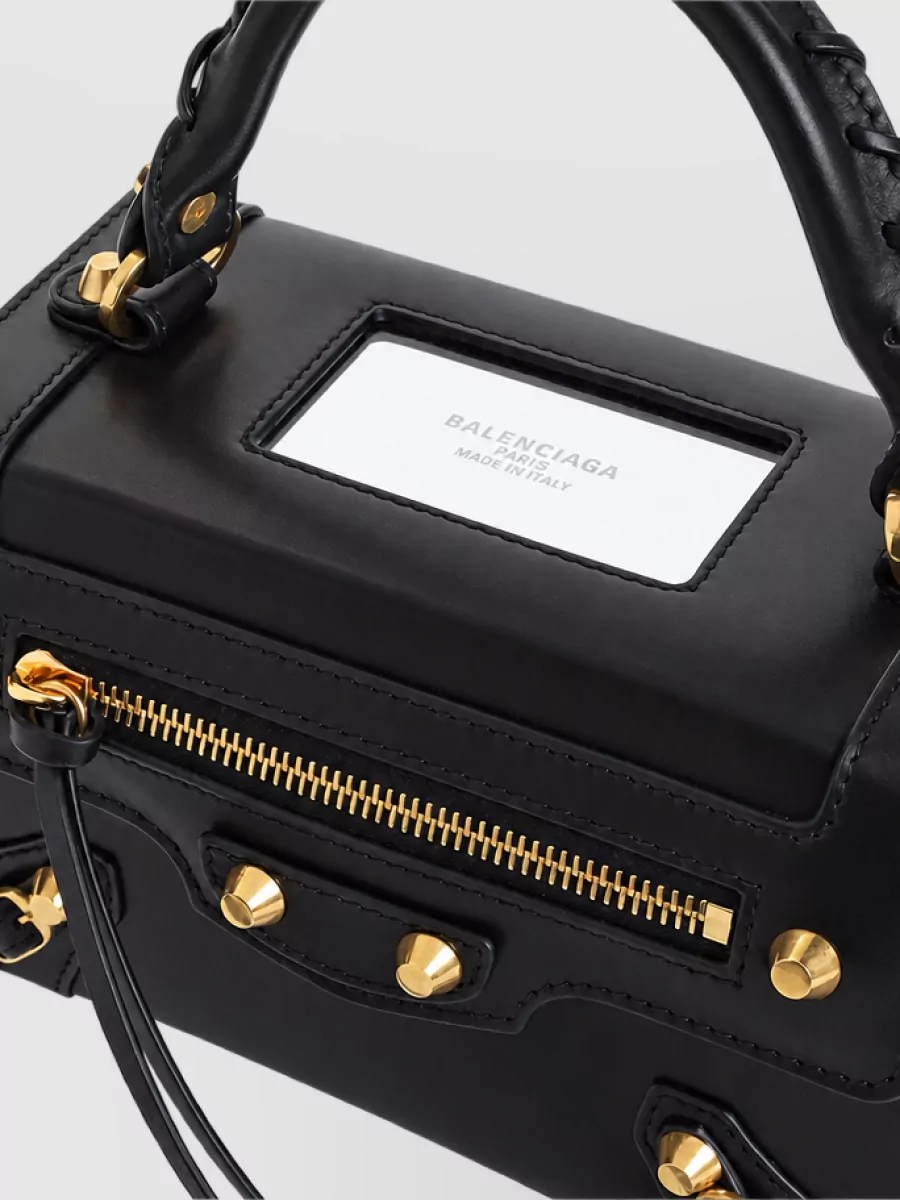 Balenciaga Le City Mini Leather Shoulder Bag
