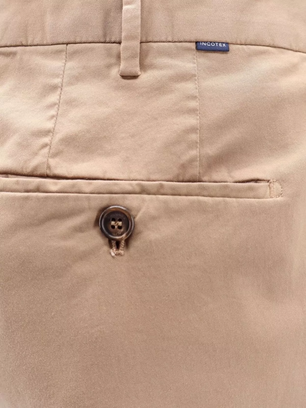 Incotex Cotton Trousers With Pleats And Pockets