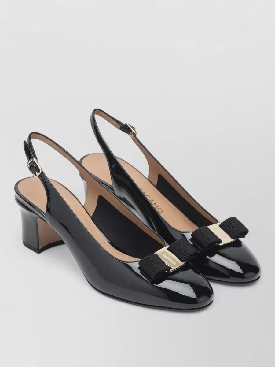 Ferragamo Leather Slingback Pumps