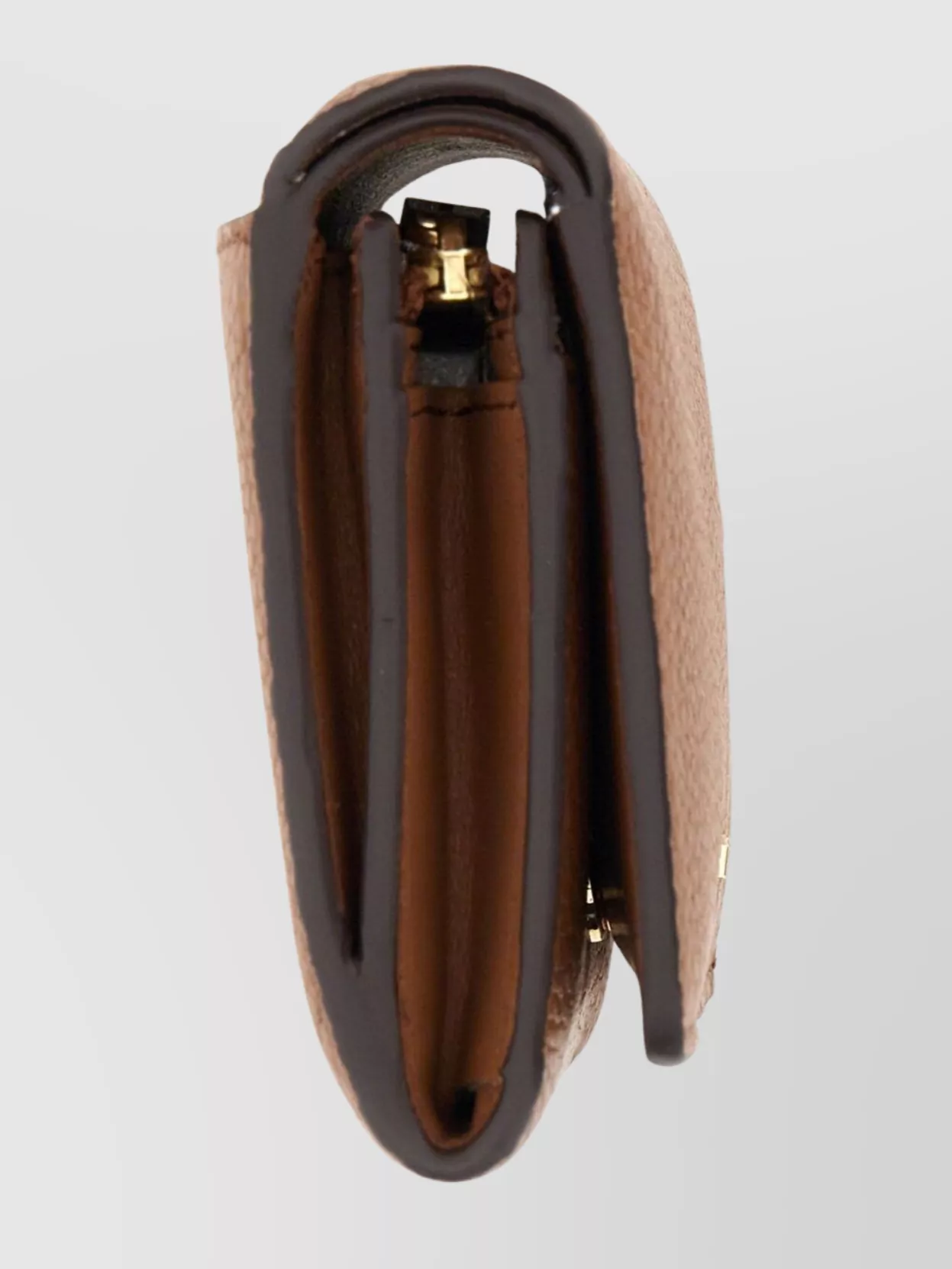 Michael Kors Textured Pebbled Leather Wallet In Brown
