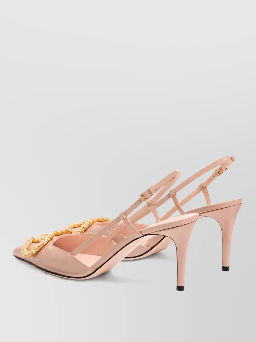 Valentino Garavani Leather Slingback Pumps