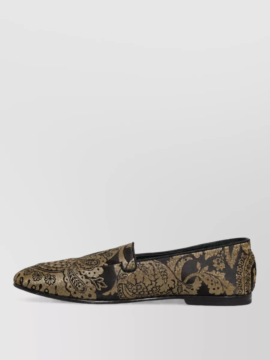 Dolce&Gabbana Leather Slip-On Loafers